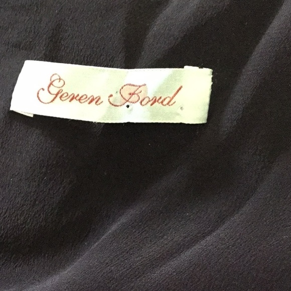 Geren Ford  Black Sheath Dress Women’s size L - Picture 9 of 9